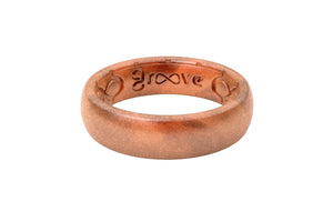 Copper Groove Silicone Rings