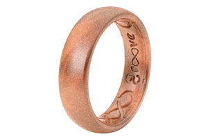 Copper Silicone Wedding Bands