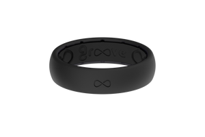 Thin Solid Midnight Black/Black  viewed front on