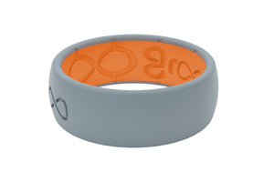 Original Solid Storm Grey/Orange  viewed on its side  viewed on its side